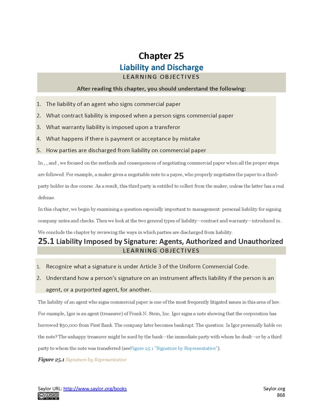 Business Law and the Legal Environment - Page 868